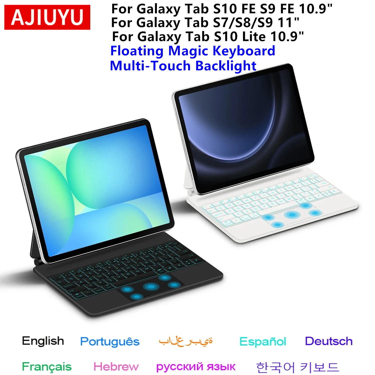 Samsung Tablet S9 Accessories - Magic Keyboard for Samsung Galaxy Tab