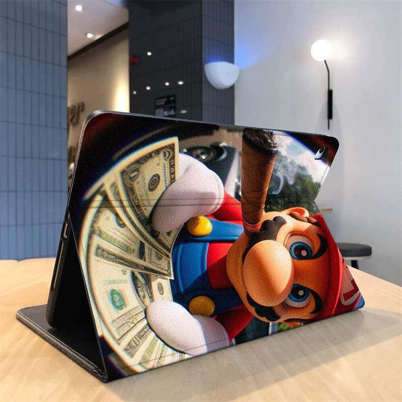 Cartoon M-Marios Art For Samsu - đánh giá và giá Samsung Tablet S9 Accessories