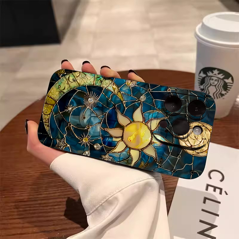 Aesthetic Sun Moon Print Phone - đánh giá và giá Tablet Accessories Aesthetic