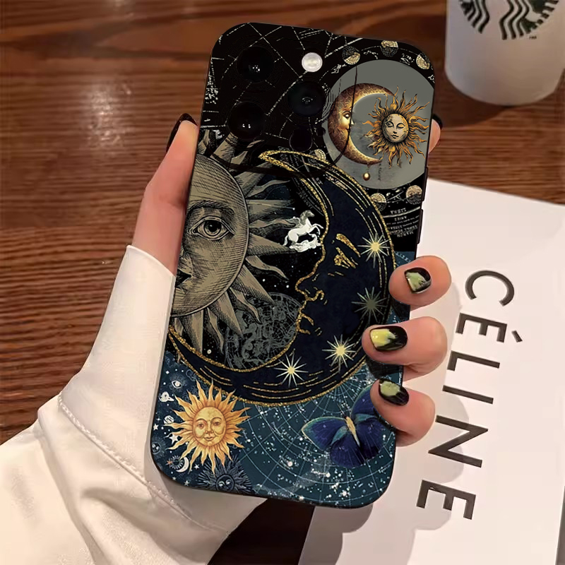 Aesthetic Sun Moon Print Phone - đánh giá và giá Tablet Accessories Aesthetic