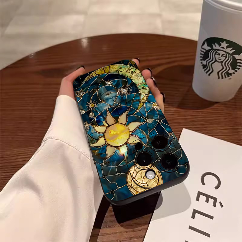 Aesthetic Sun Moon Print Phone - đánh giá và giá Tablet Accessories Aesthetic