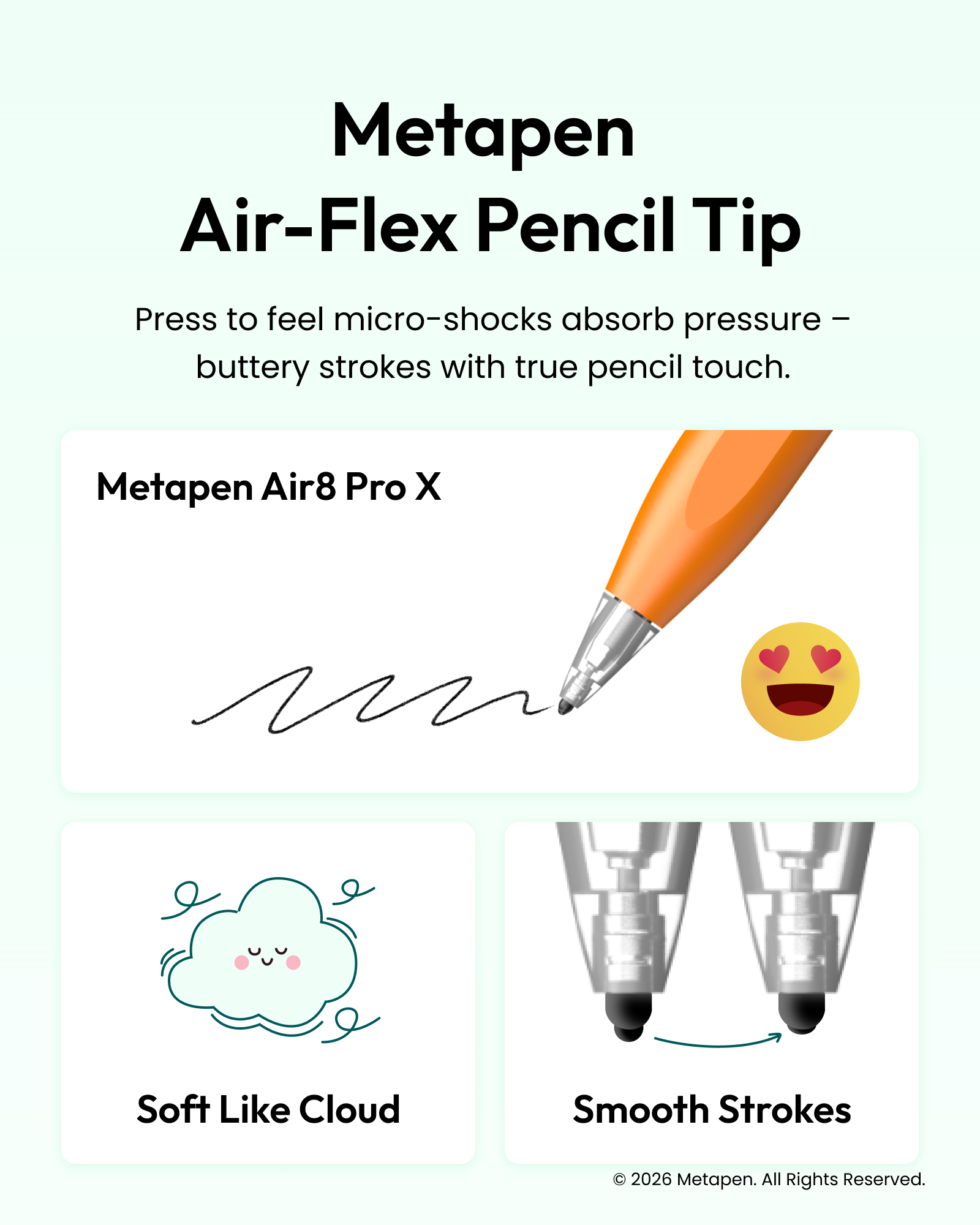 MetaPen Palm Rejection Stylus  - đánh giá và giá Tablet Pencil Accessories