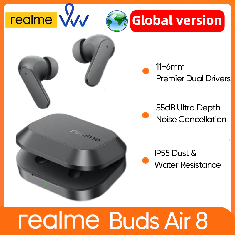 realme Buds Air 8 Global Versi - đánh giá và giá Realme Tablet Accessories