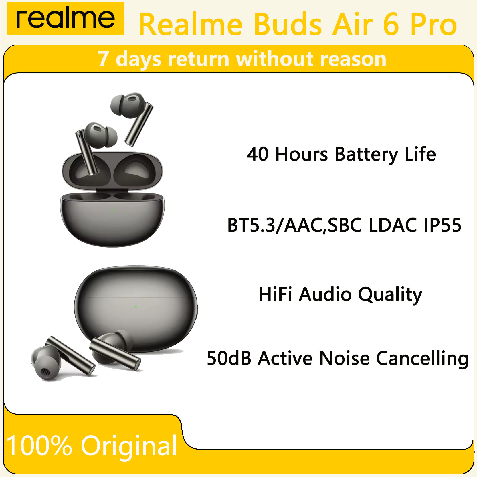 Original Oppo Realme Buds Air  - đánh giá và giá Realme Tablet Accessories